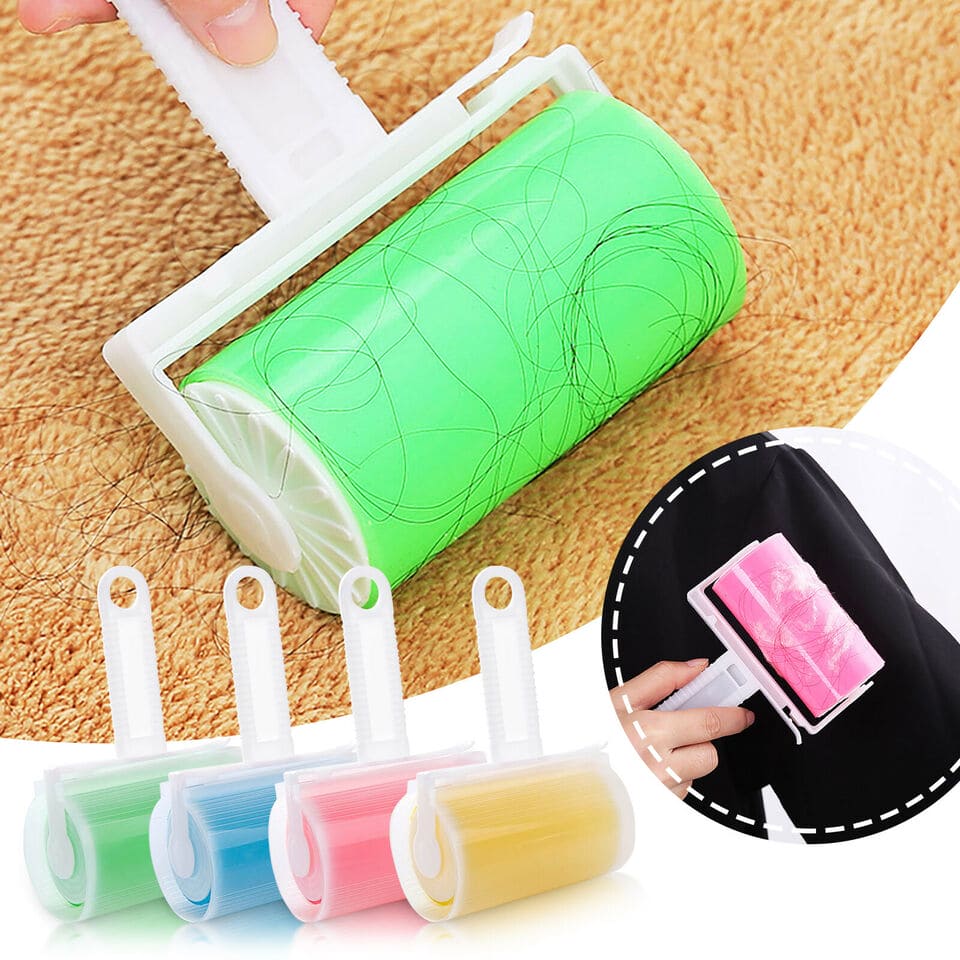 Boo's Washable Lint Roller, Reusable Washable Brush, Fluff Cleaner Sticky Lint Roller, Travel Dust Picker Cleaner Remover, Reusable Clothes Hair Sticky Roller with Cover, Sticky Roller Sucking Dust Hair, Clothes, Wool Dust, Fluff Pet Hair Boo's Washable Lint Roller, Reusable Washable Brush, Fluff Cleaner Sticky Lint Roller, Travel Dust Picker Cleaner Remover, Reusable Clothes Hair Sticky Roller with Cover, Sticky Roller Sucking Dust Hair, Clothes, Wool Dust, Fluff Pet Hair